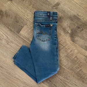 7 for all Mankind the Skinny Denim Jeans girls size 6